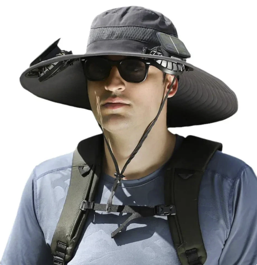 SolarCool Hat - Solar Fan Hat for Gardening & Outdoor Adventures